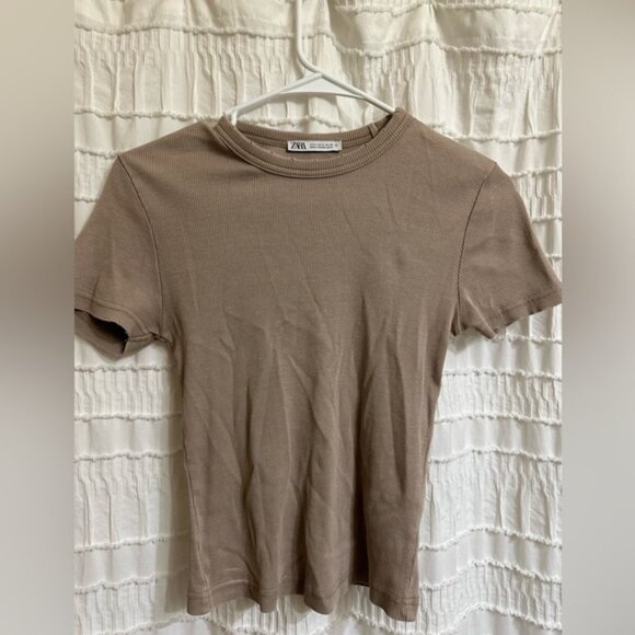 Zara Tops - Zara rib tee